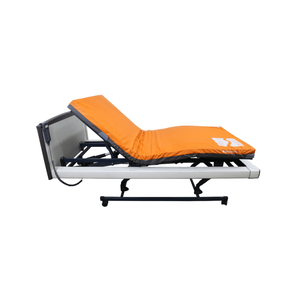 เตียงผู้ป่วยไฟฟ้า PARAMOUNT BED รุ่น Intime 1000 สีขาว พร้อมที่นอน รุ่น STRETCH FIT_3